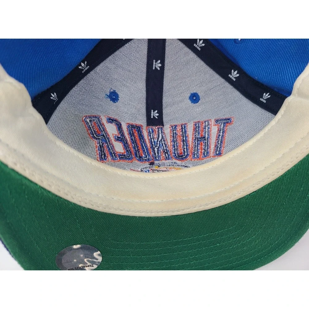 Oklahoma City Thunder Adidas Trefoil Snapback (Seems Small) Hat Cap OKC NBA Blue